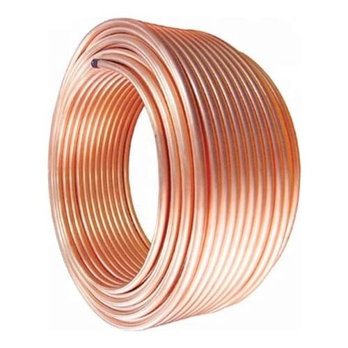 1" x 1" Pancake pure copper coil pipe for air condition and refrigerator