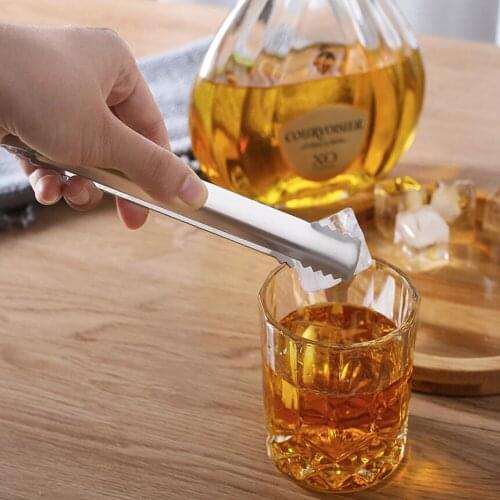 304 Stainless Steel Ice Tongs Gold Sugar Ice Cube Tongs Kitchen Food Serving Tongs Clip Tea Party Bar Kitchen Accessories