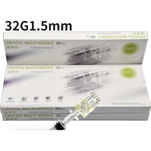 5Pin crystal Multi needle Hydrolifting Gun Needle For EZ Vacuum Mesotherapy Meso Gun Injector Negative Pressure Cartridge Needle