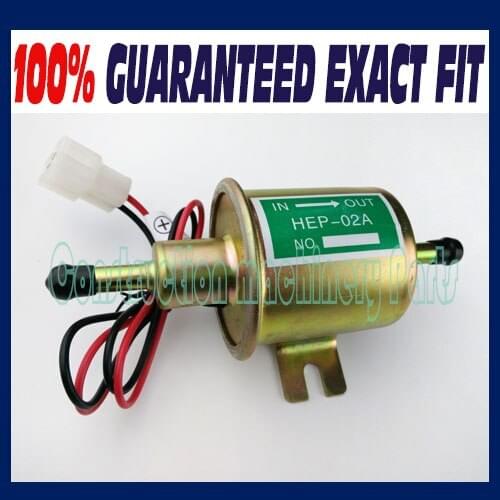 Fast free shipping, Electric Fuel Pump HEP-02A Low Pressure 12V For Agricultural ATV Automotive 12V
