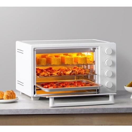 XIAOMI MIJIA Electric Oven Household 32L Multifunctional Baking Machine Three-tier Electric Oven Pizza Fries Electric Oven