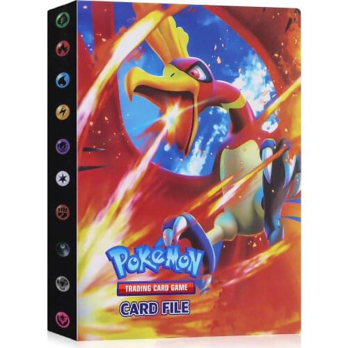 240Pcs Cartoon Pokemon Cards Collectors Holder TOMY Anime Game Card Album Book Binder Folder Top Loaded List Toys Gift For kids
