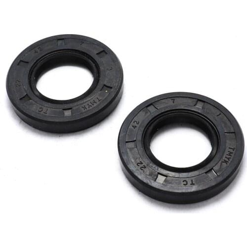 Oil seal 22-42-7 For Nitrile Covered Double Lip With Garter Free Shipping