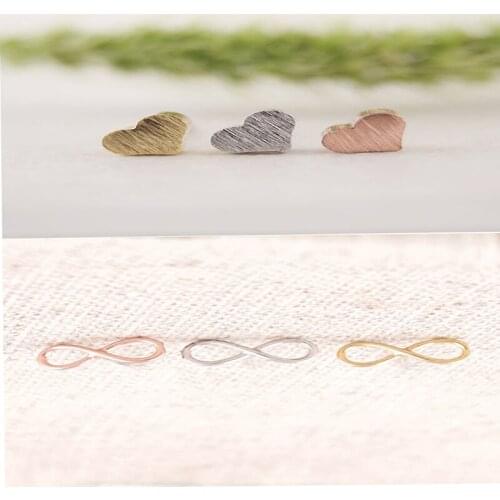 Minimalist Mixed Earrings Simple Sweet Star Moon Heart Stud Earrings For Women Girls Tiny Ear Studs Party Valentines Day Gift