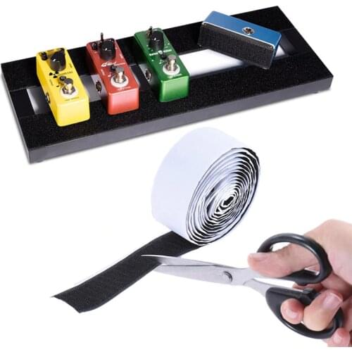 Mounting Tape Guitar Part Power-Grip Pedalboard Electric Guitar Effector Effect Pedal Mounting Tape 2M*5CM Hook + Loop
