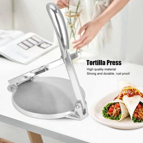DIY Tortilla Press Maker Aluminum Alloy Foldable Dough Pastry Press Tool Kitchen Utensils Bakeware Crepe Maker Kitchen Helpers