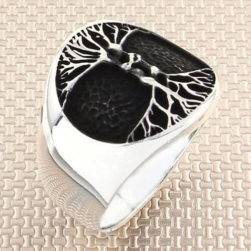 Tree Root Style Sterling Silver Ring Love Ring Handmade Vintage Jewelery For Men Made in Turkey