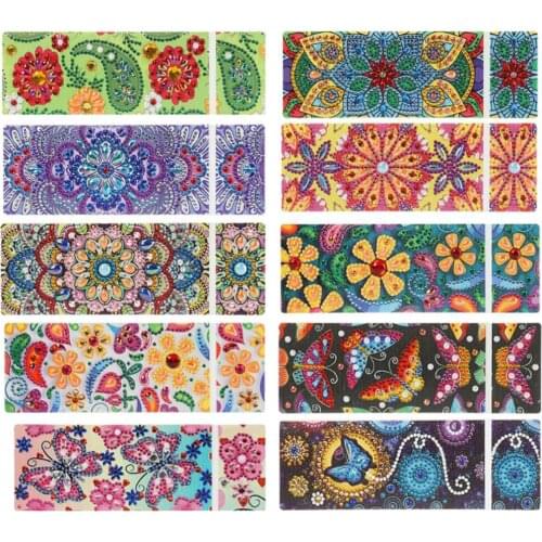 DIY Butterfly flower mandala Special Shaped Diamond Painting Stationery Storage Box Pen Storage Box for Student Christmas Gift