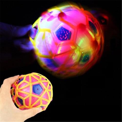 LED Light Jumping Ball Toys Kids Crazy Music Football Bouncing Ball Cute Dancing Ball Children Funny Toy Gifts for Kids