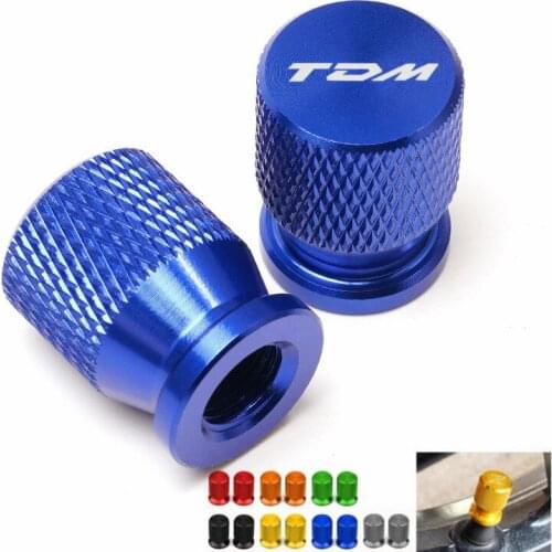 TDM For YAMAHA TDM850 TDM900 TDM 850 900 All Year Motorcycle Accessories Wheel Tire Valve Caps CNC Aluminum Airtight Cover