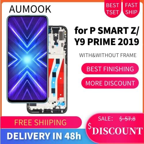 6.59 inch LCD for Huawei Y9 Prime 2019/P Smart Z Display Touch Screen With Frame Digitizer Assembly for LCD Screen replacement