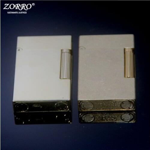 Zorro Pure Copper Lighter Side Pulley Ignition Kerosene Langsheng Gasoline Lighter ZL6 Smoking Tool Smoker Toy Gift