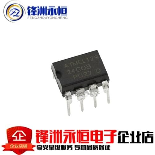 10PCS AT24C08AN-PU27 DIP8 AT24C08 DIP AT24C08AN 24C08 new and original IC