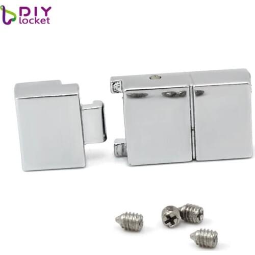 10pcs/lot Wholesale Clasp Charms Diy Accessories Fit For 8mm Band Belt To Make Bracelet LSDA07