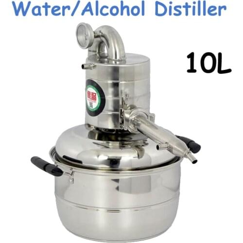 10L Water/Alcohol Wine Distiller Small Household Brew Kit Still Wine Making Brewing Machine Distillation Equipment