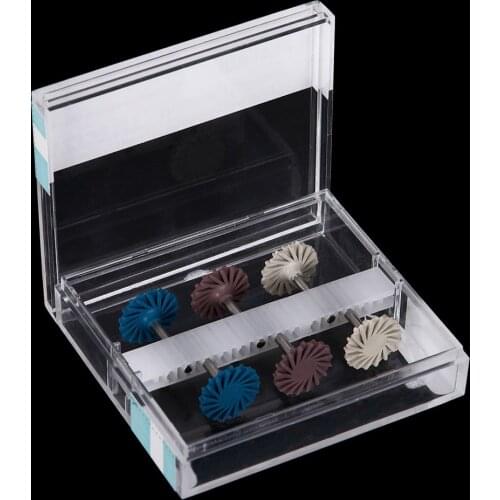 12pc/2Box Dental Composite Resin Polishing Disc Kit Diamond System RA disc 14mm wheel Spiral Flex Brush Burs Dental Tools