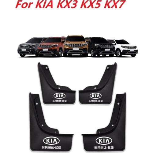 1Set Car Front Rear Mudguards For KIA KX1 KX3 KX5 KX7 KXCROSS sport automibile Accessories Mudflaps 4Pcs Fenders