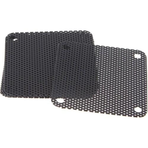 5PCS PVC Fan Dust Filter PC Dustproof Case Cuttable Computer Mesh Cover 40mm Mesh Black