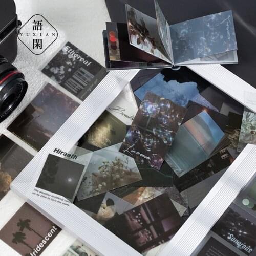 60 Pcs/Book Reversal Fantasy Series Decorative PET Stickers Scrapbooking Diy Label Diary Stationery Album Journal Phone Stick