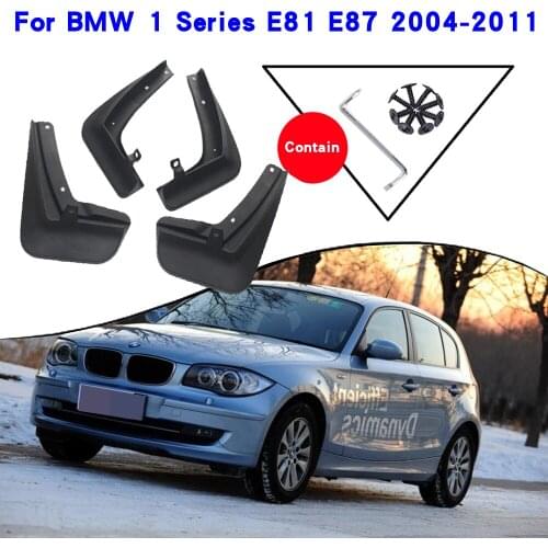 Car Fender Accessories For BMW 1 Series E81 E87 2004-2011 Mudguards Splash Guards Fender Mudflaps Car Fender Mud Flaps