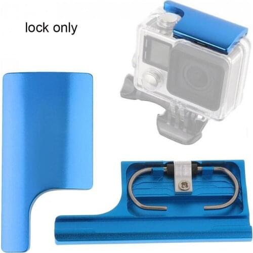 CNC Aluminium Alloy Top Housing Clip Case Lock Buckle Latch for GoPro Snap Mount for GoPro Hero 3 4 Housing Case Go Pro accessor