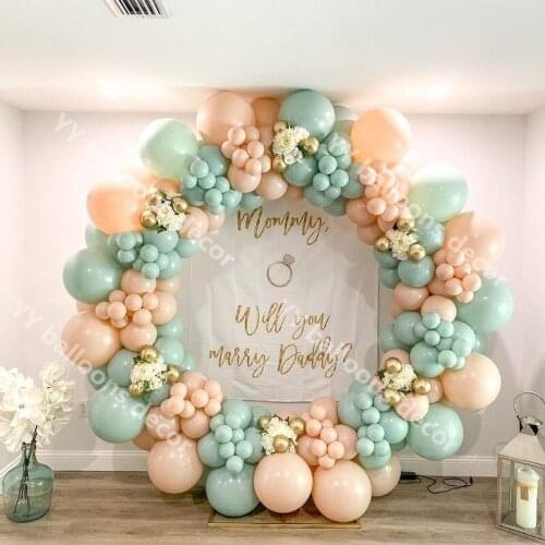 DIY Balloons Garland Arch Kit Baby Shower Global Macaron Green Complexion Latex Wedding Birthday Party Background Decoration