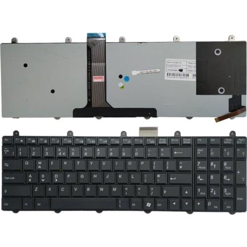 New UK Backlit Keyboard For Clevo P157sm P177sm V132150bk3 6-80-p17s0-010-3 Black Laptop Keyboard