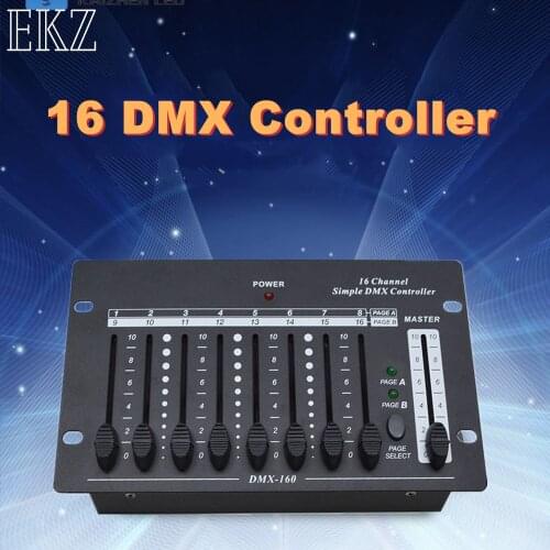 International Standard 16 DMX Controller DJ Equipment DMX 512 Console Stage Light For LED Par Moving Head Spotlight Controller