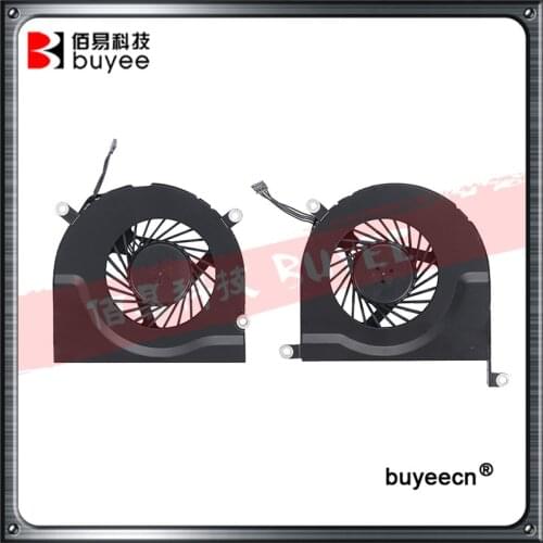 Original A1297 Left with Right CPU Cooling FAN 2009 2010 2011 Year For Macbook Pro 17" Cooler 661-5043 661-5044 Replacement