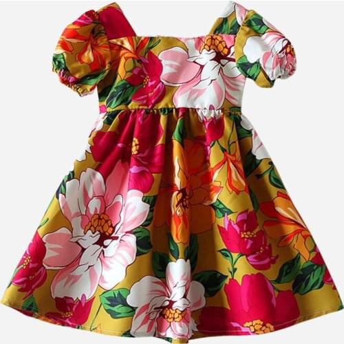 2020 Robe Fille Toddler Dress Baby Girls Clothes