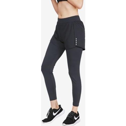 Sports pants for women joggers women yoga pants leggings sport women fitness 2 in 1 yoga leggings running pants gym set jogging