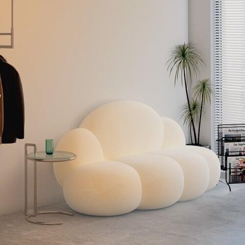 Customize Tricolor Creat Cloud Shape Sofa Commercial Luxury Design Furniture Modular corner floor couch lounge Decoration Sofas