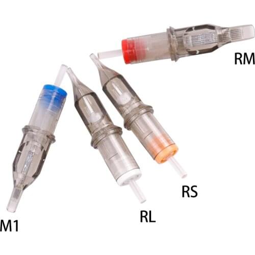 10Pcs RL Eyebrow Tattoo Needle Cartridge Liner Shader Magnum Tattoo Supply Tattoo Pen Needle 1RL/ 3RL/5RL/7RL/9RL/11RL/13RL/15RL