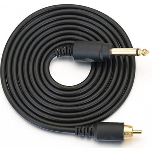 2M High Quality Tattoo Clip Cord Fireproof Soft Silicone Tattoo Hook Line RCA Interface For Tattoo Conversion Kit Power Supply