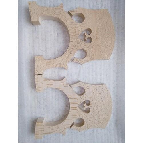 2 PCs 4/4 Double bass bridge+ 2 PCs 3/4 Bass Bridge Quality Maple bridge