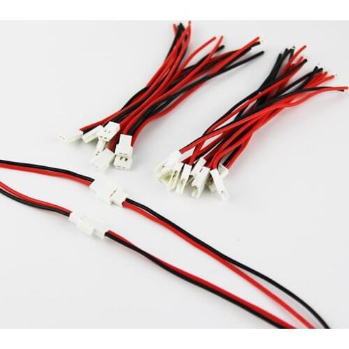 20pairs 1S 2 Pins Molex 51005 51006 Mirco Model Battery Connector for RC Helicopter22awg 10cm Heatproof Silicone Cable 10cm
