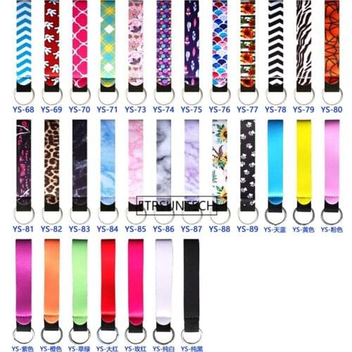 200Pcs Neoprene Wristlet Keychain Holder Womens Strap Key Chain Lanyard Hand Wrist Lanyard for Wedding Favors Gift For Guest