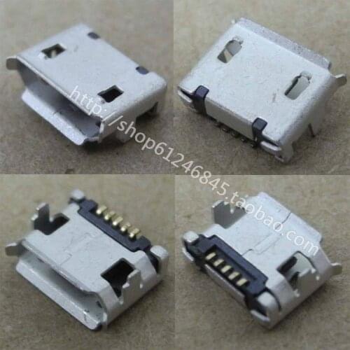 Free shipping for Netbook Tablet PC mobile phones Micro USB data interface plug the end pins 5-pin U038