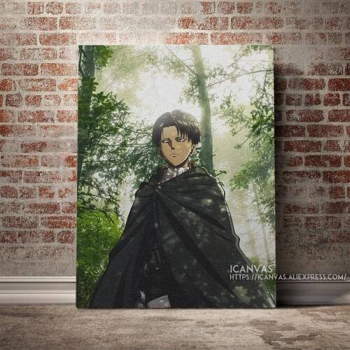 Rival Ackerman Aot Real life art Decoration Prints Home Decor Canvas Living Kids Room Bedroom Painting Wall Art Studio Poster