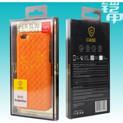 KJ-673 500pcs Fashion Blister PVC Plastic Clear Retail Packaging Custom Logo Packing Box For iPhone 6 4.7 Mobile Phone Case Cove