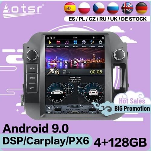 128G Tesla Screen Multimedia Stereo Android 9.0 Player For Kia Sportage 2016 2017 2018 GPS Navi Receiver Audio Radio Head Unit