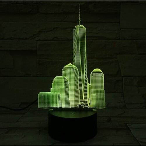 Remote Touch Switch 3d Table Lamps For Living Room Modern 3D Lighting 7 color change Lamparas De Mesa Desk Lamp