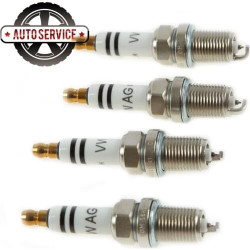 NEW 06H 905 611 Spark Plug For VW Golf Jetta Passat Tiguan Audi A4 A6 Q3 Q5 TT R8 Skoda Seat 1.8T 2.0T 06H 905 621 PFR7S8EG 1675