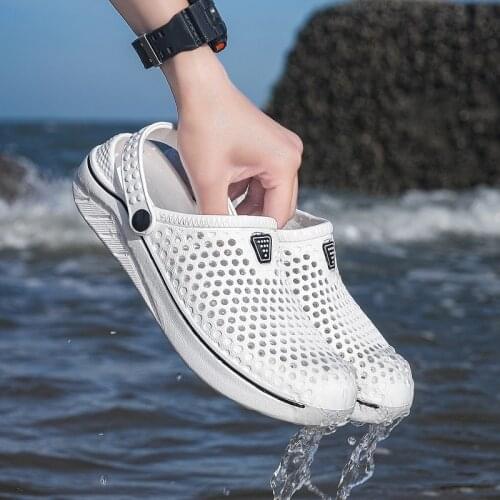 Men Slides Outdoor Sandals Unisex Home Garden Comfy Clogs Beach Shoes Water Shoes Women Slippers Slip-on Shoes