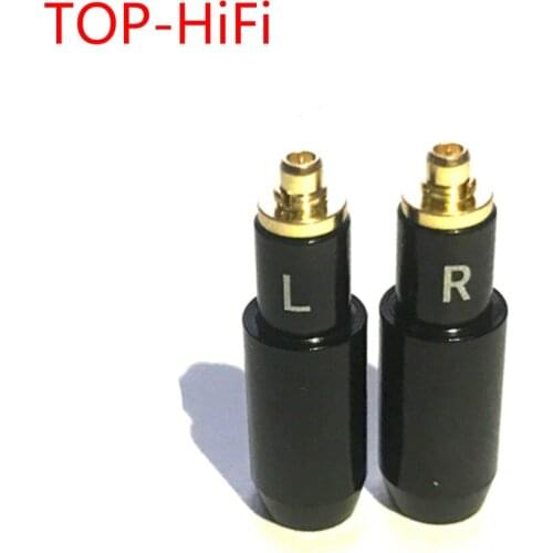 TOP-HiFi one pair Gold plated Plugs Headphone Earphone Bulk Pins for SRH1840 SRH1540 SRH1440 Earphone cable