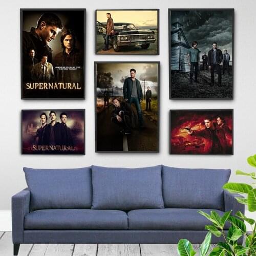 TV Play Series Supernatural Posters Prints Canvas Art Painting Wall Pictures For Living Room Decoration Home Decor