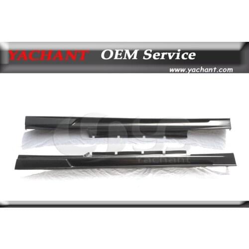 Carbon Fiber CF Matte Finish Side Skirts Fit For 2008-2014 R35 GTR GTR35 GT-R CBA DBA BSE Style Side Skirts