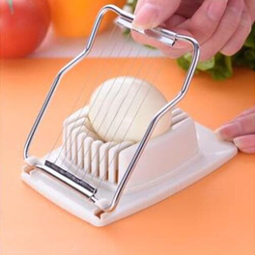1Pcs High Quality Multifunction Kitchen Cut Egg Slicer Sectioner Cutter Mold Flower Edges New Egg Shaper Kitchen Accessories