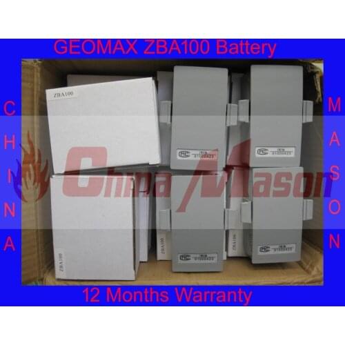 100% Brand New GEOMAX ZBA100 Battery for ZTS602, ZTS602S, ZTS602LR Total Station , High Quality