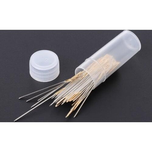 100Pcs Tail Embroidery Fabric Cross Stitch Needles Craft Tools Size 26 for 14CT